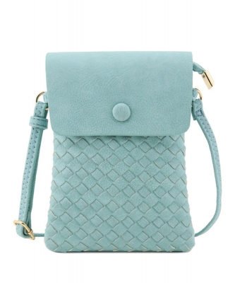 Woven Crossbody Bag WU115 BLUE/